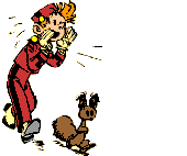 Gif animé Spirou et Spip
